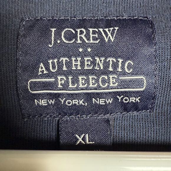 JCrew Authentic Fleece Hoodie Preppy Pullover Winter Men XL Long Sleeve Outdoor - Picture 9 of 13